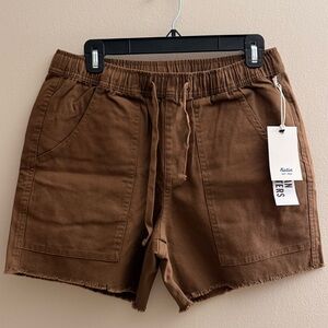 Katin Men's Cotton Shorts with Raw Hem